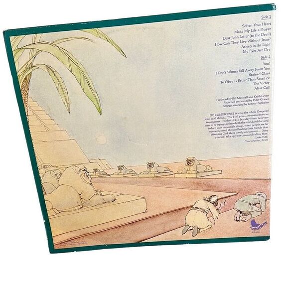 Keith Green No Compromise Sparrow Records 1976 Vintage Record Album - Picture 2 of 11